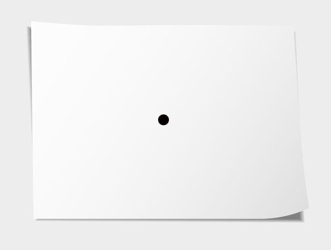 The Black Dot Experiment: Why One Small Problem Steals Our Whole Life
